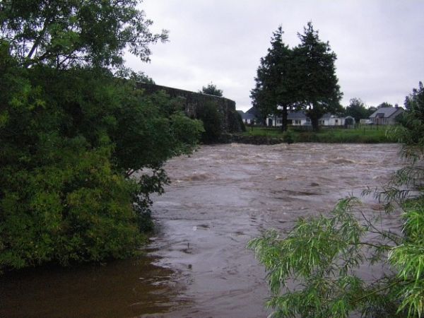 Flooding at Newbridge. Picture by Oliver Cunnigham